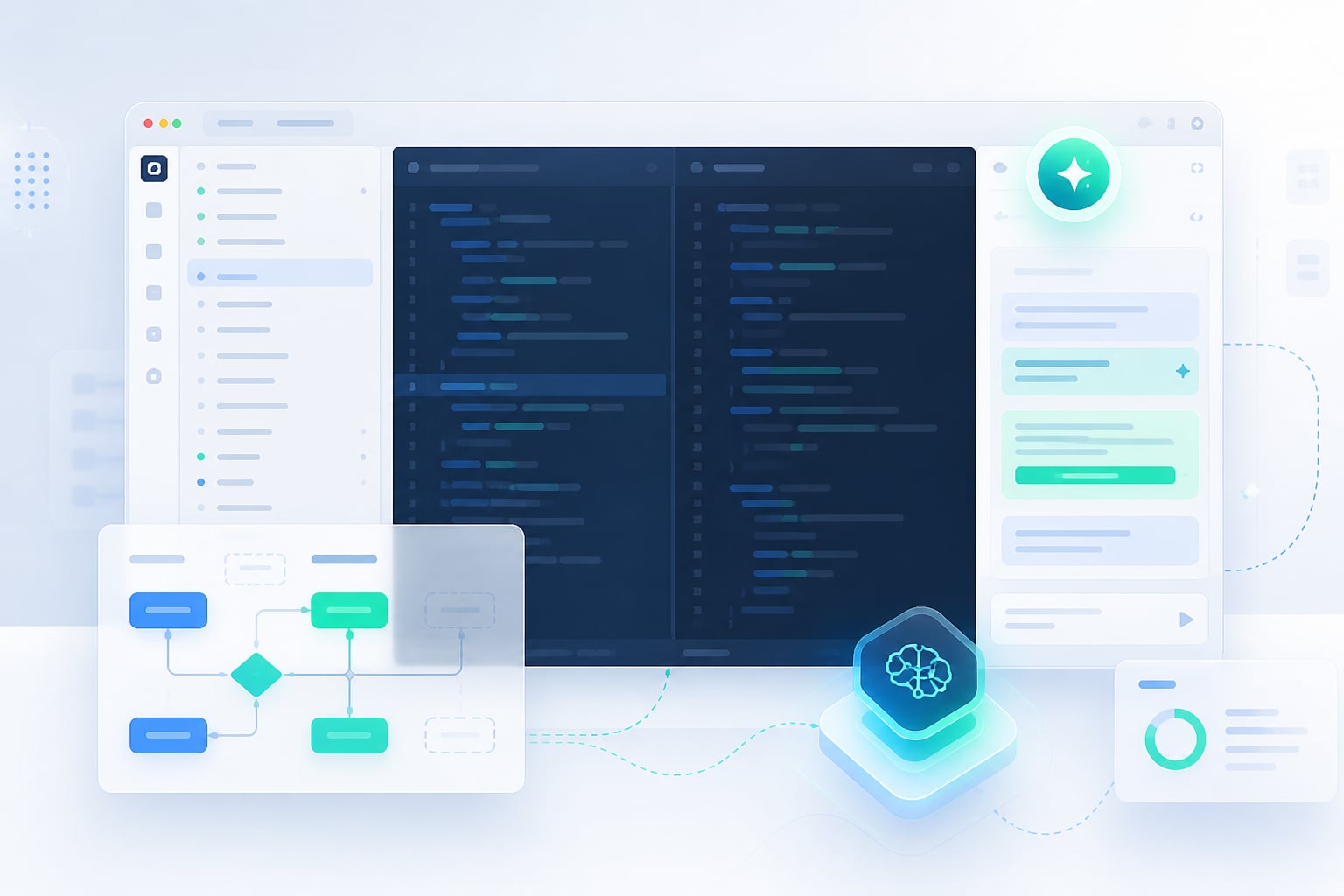 واجهة مشروع AI Developer Copilot